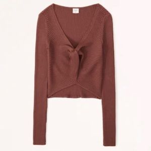 Twist Front Sweater Top